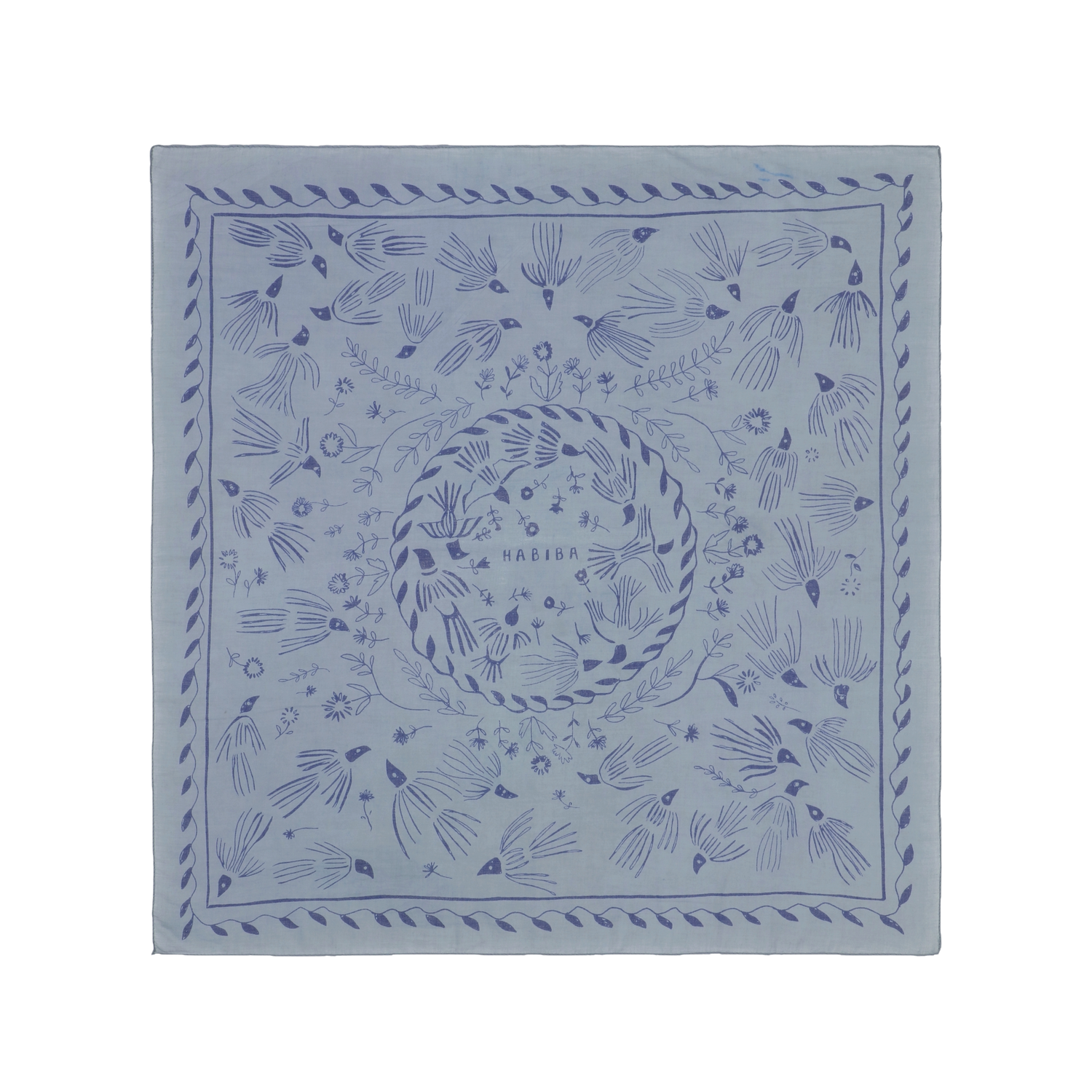 scarf  · blue