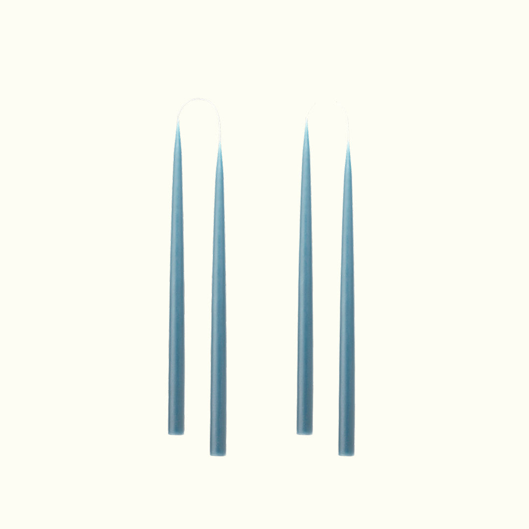 candles in blue/grey