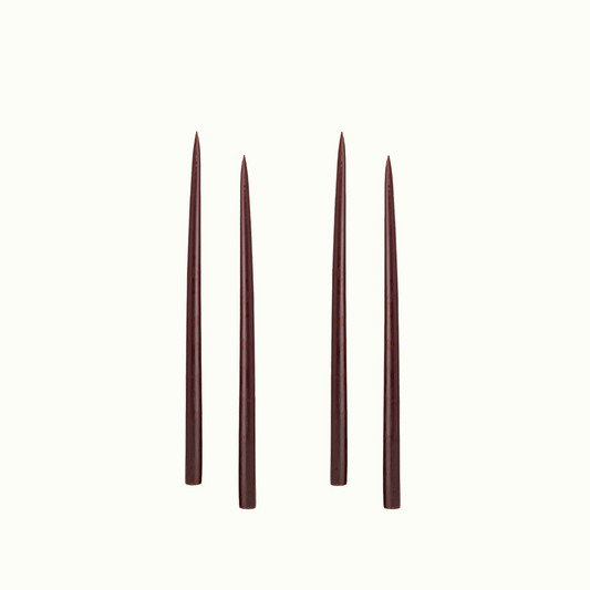 candles in brown