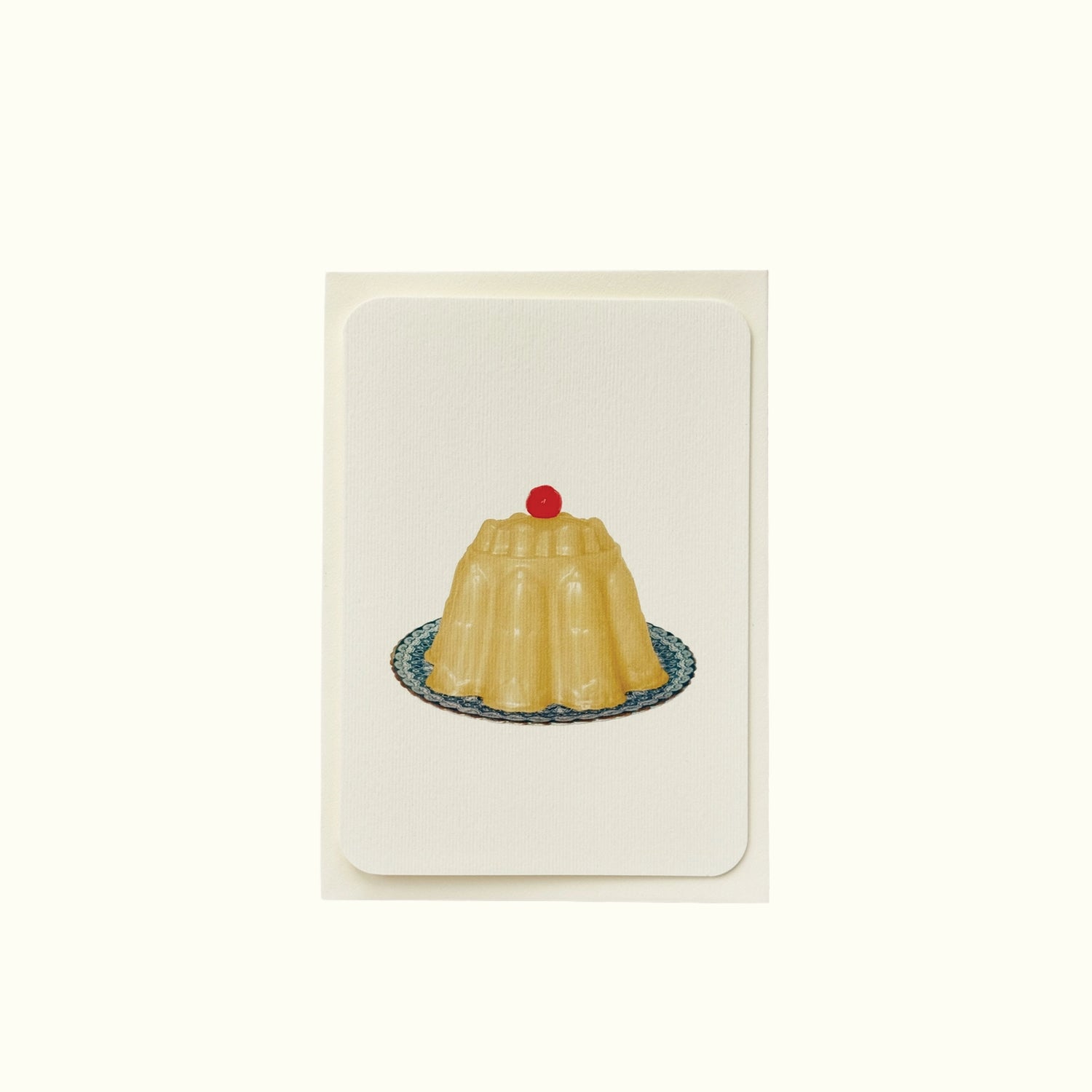 card · golden custard