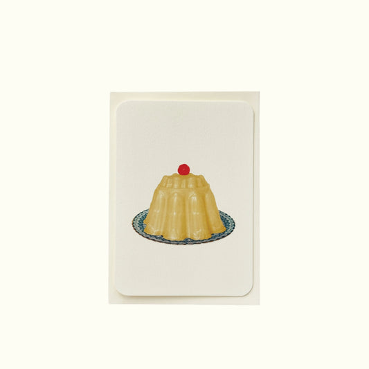 card · golden custard