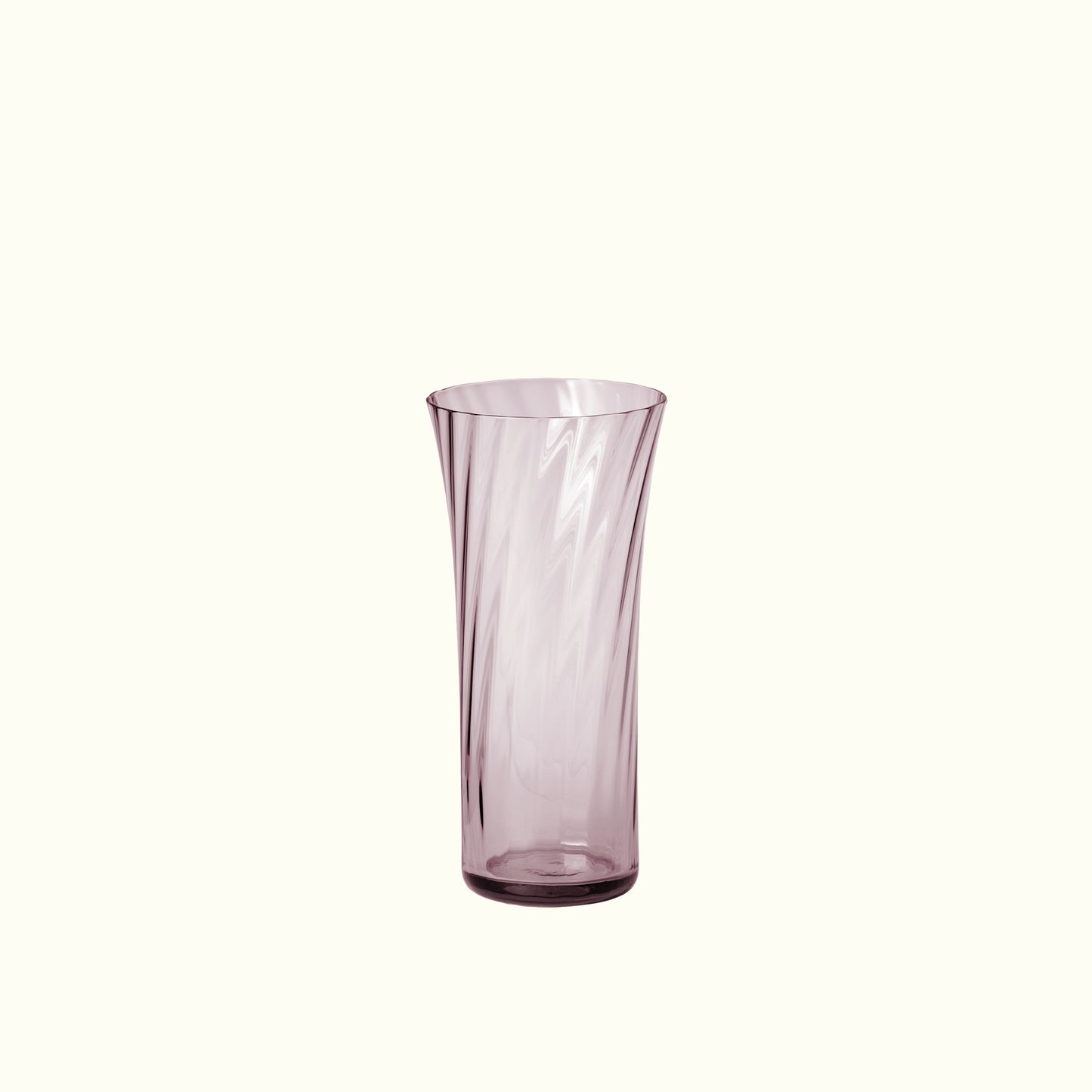 large concave vase in lilac