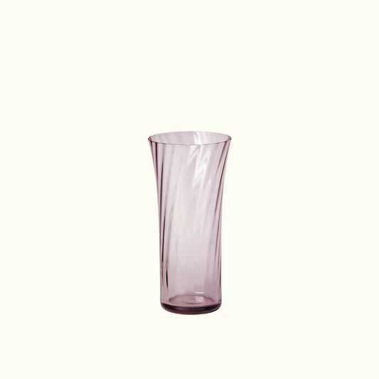large concave vase in lilac