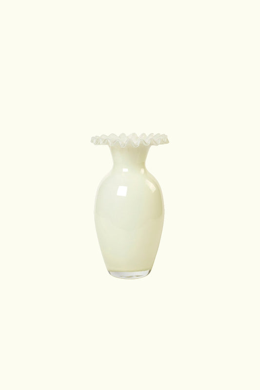 vase in eggshell white