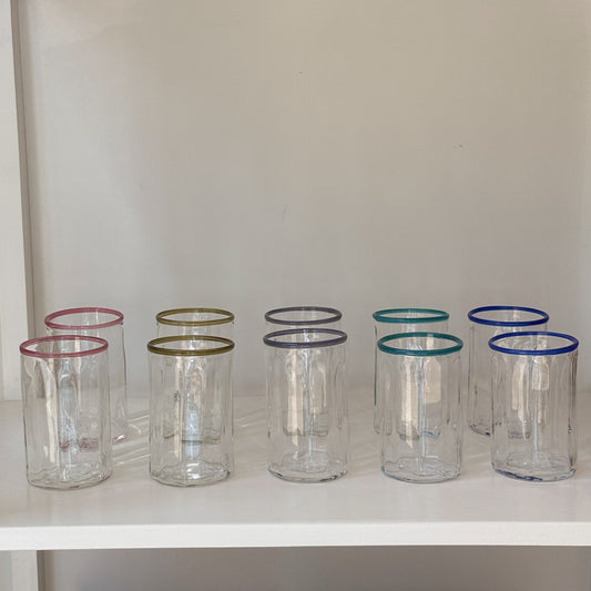 mouth blown glasses