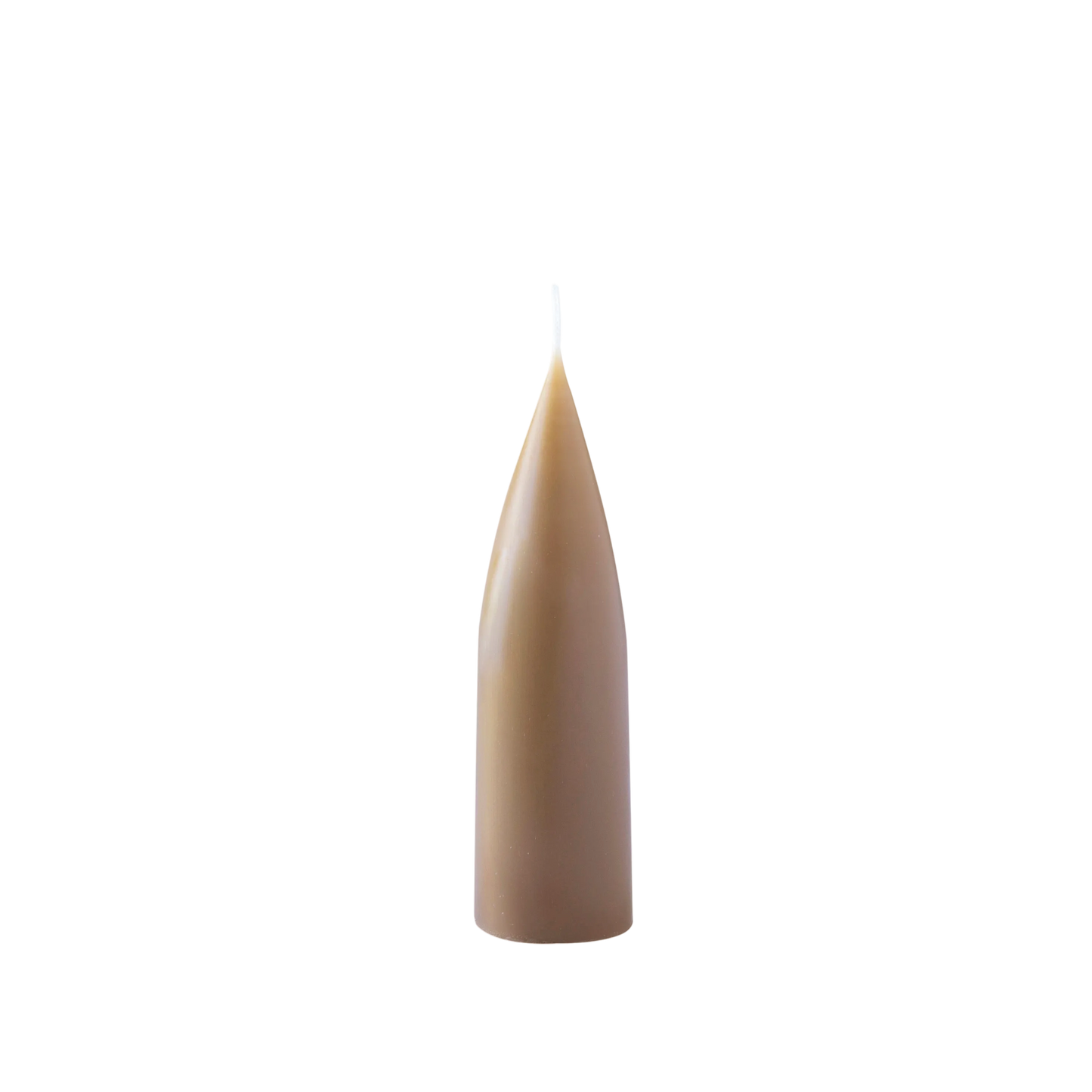 cone candle in hazel