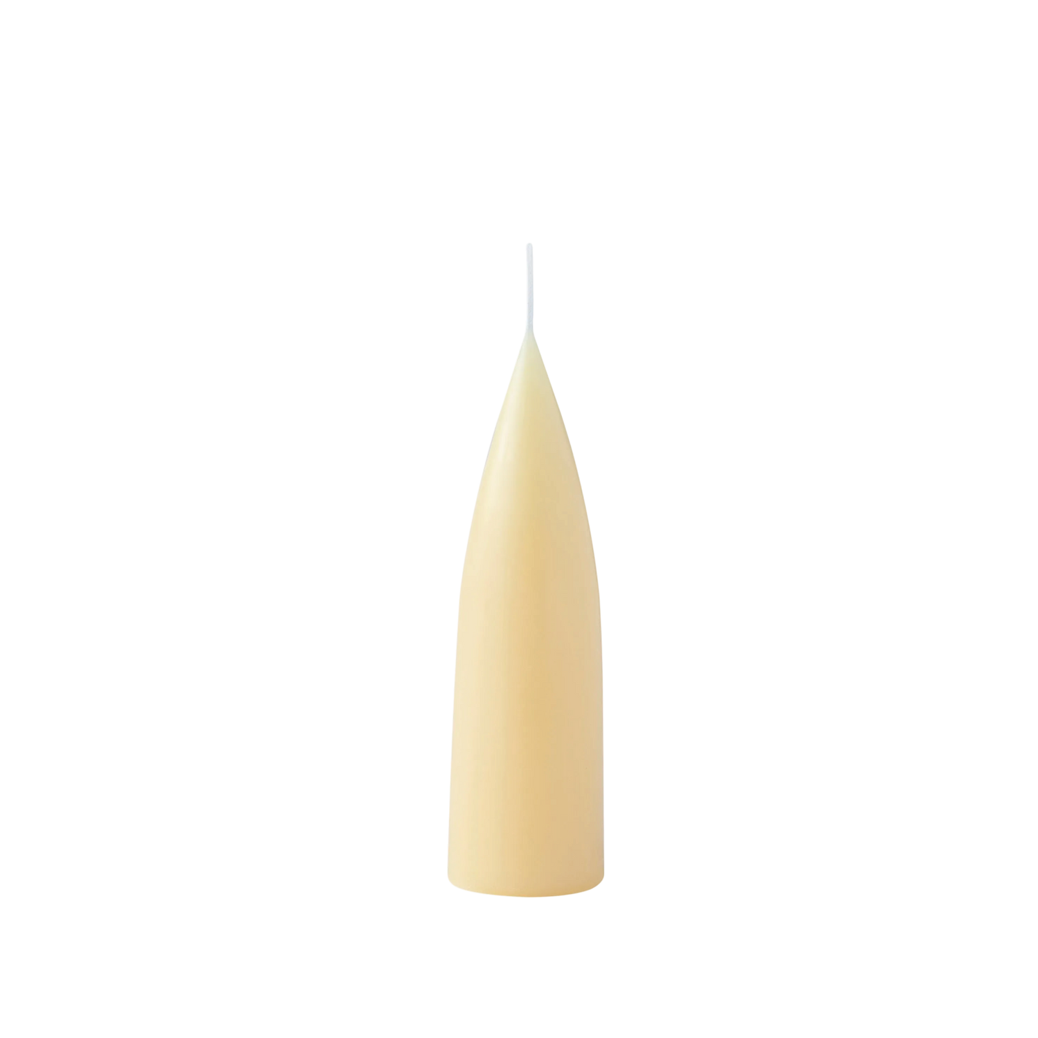 cone candle in honey