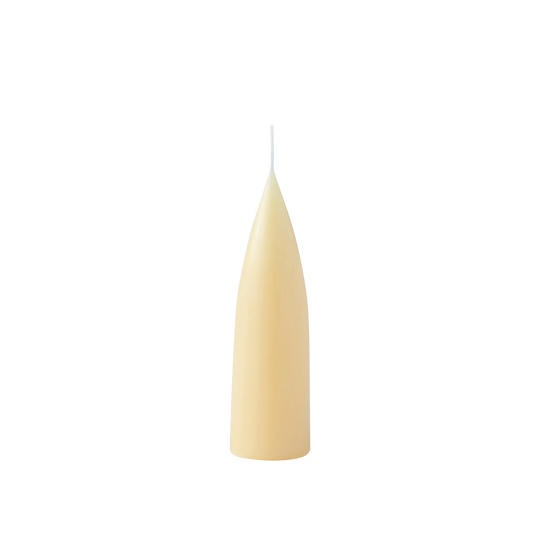 cone candle in honey
