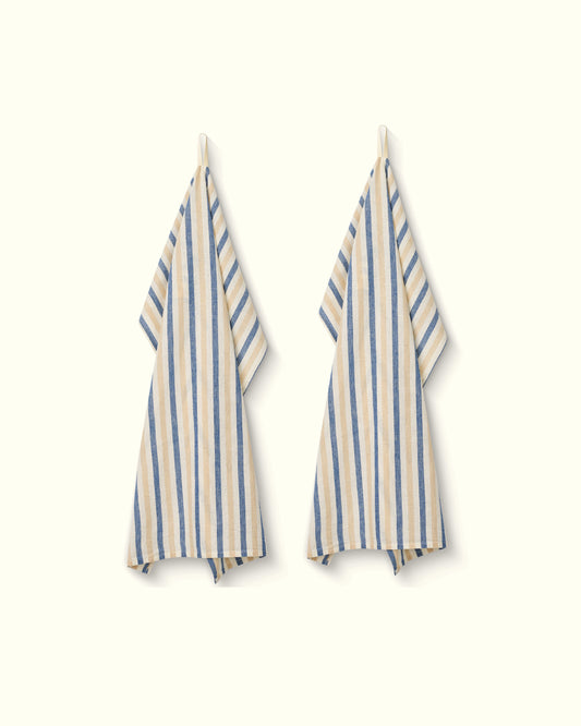 kitchen towels, serenity