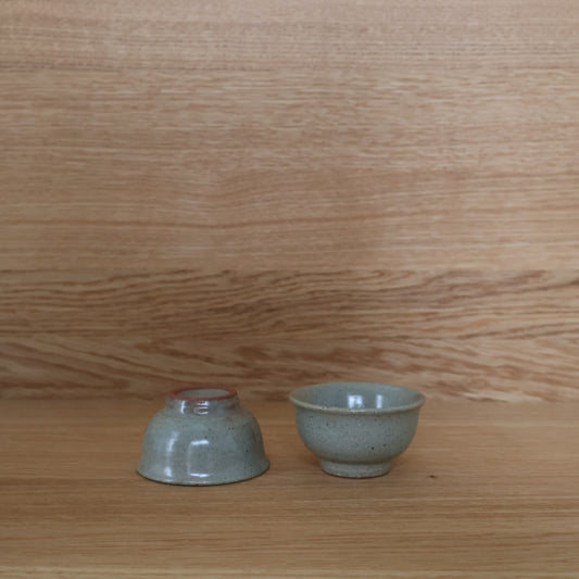 korean ceramic bowls, set of two