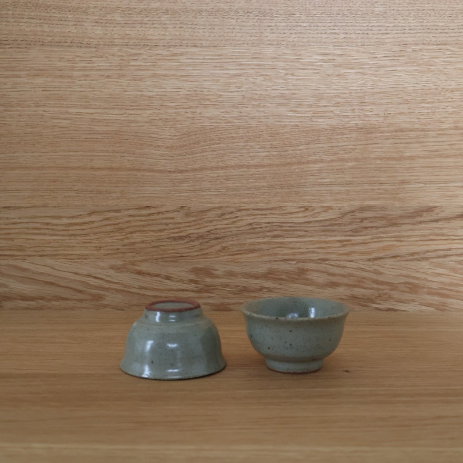 korean ceramic bowls, set of two