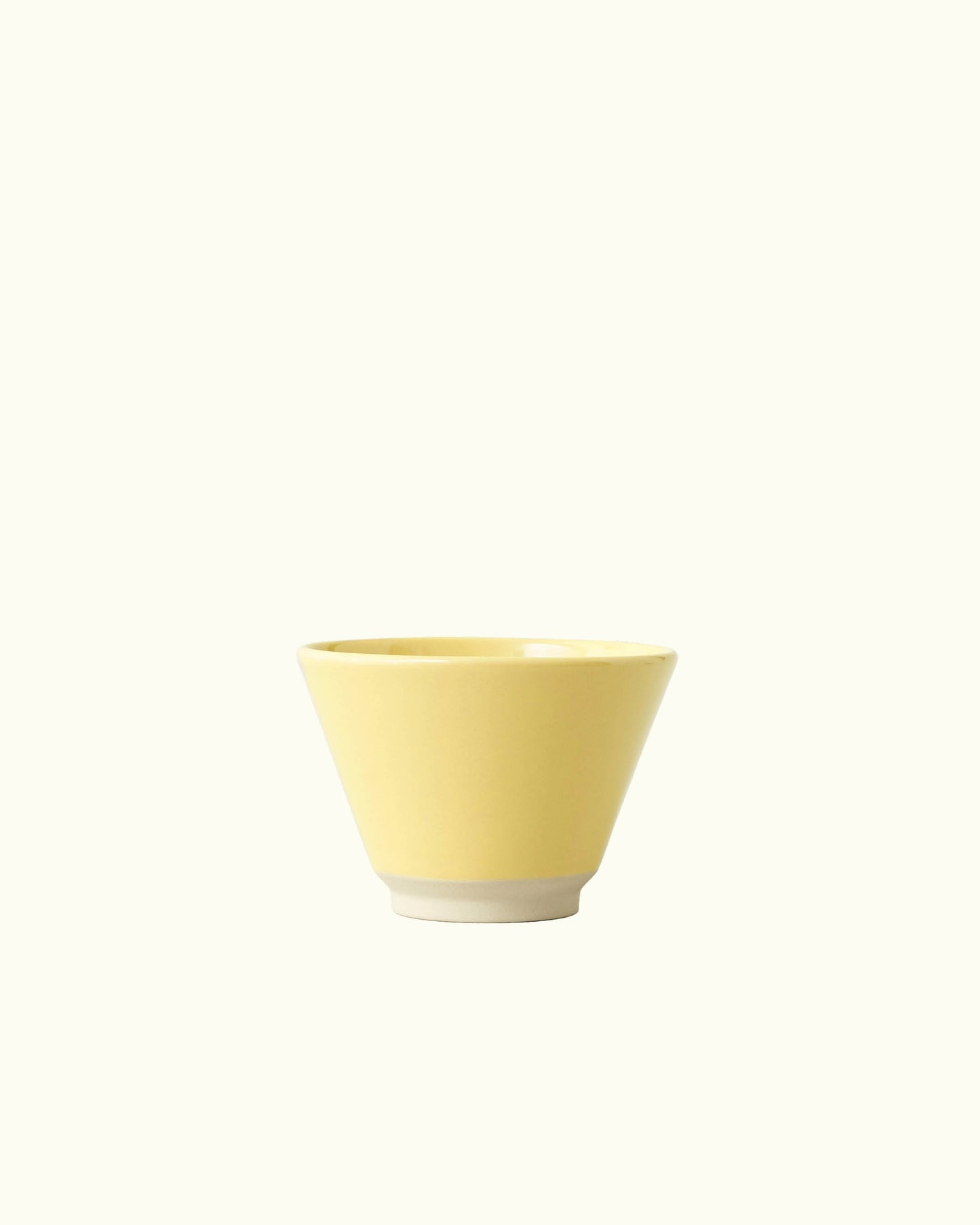 small memphis bowl in yellow