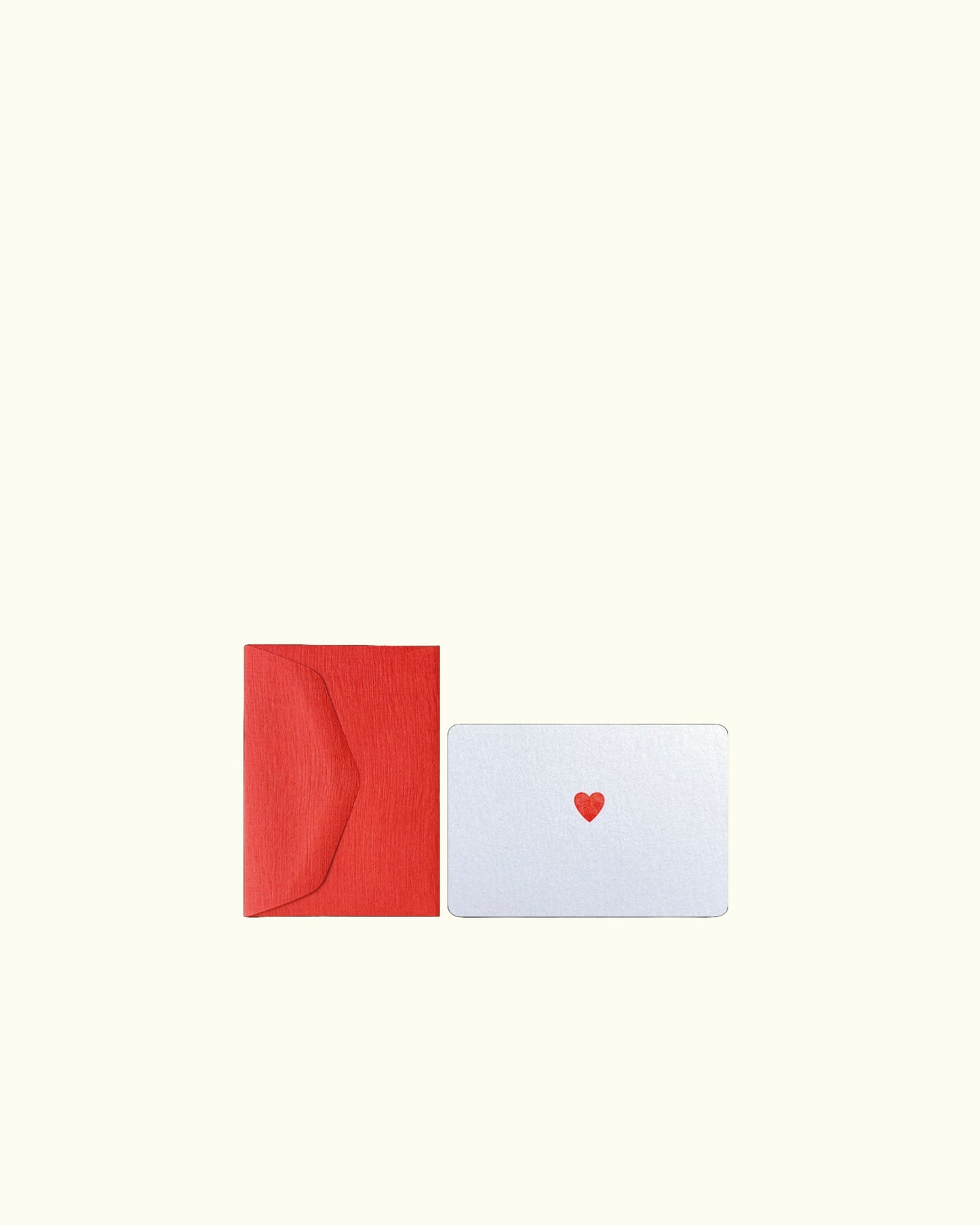 mini card w. a heart