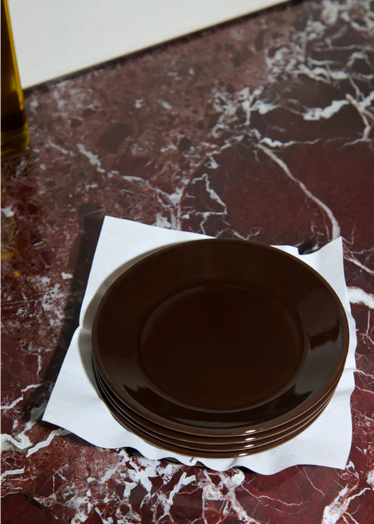 mini memphis plate in cacao