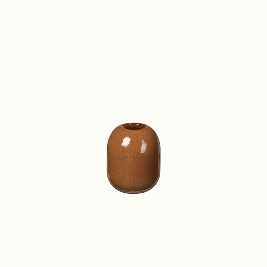 mini vase in brown