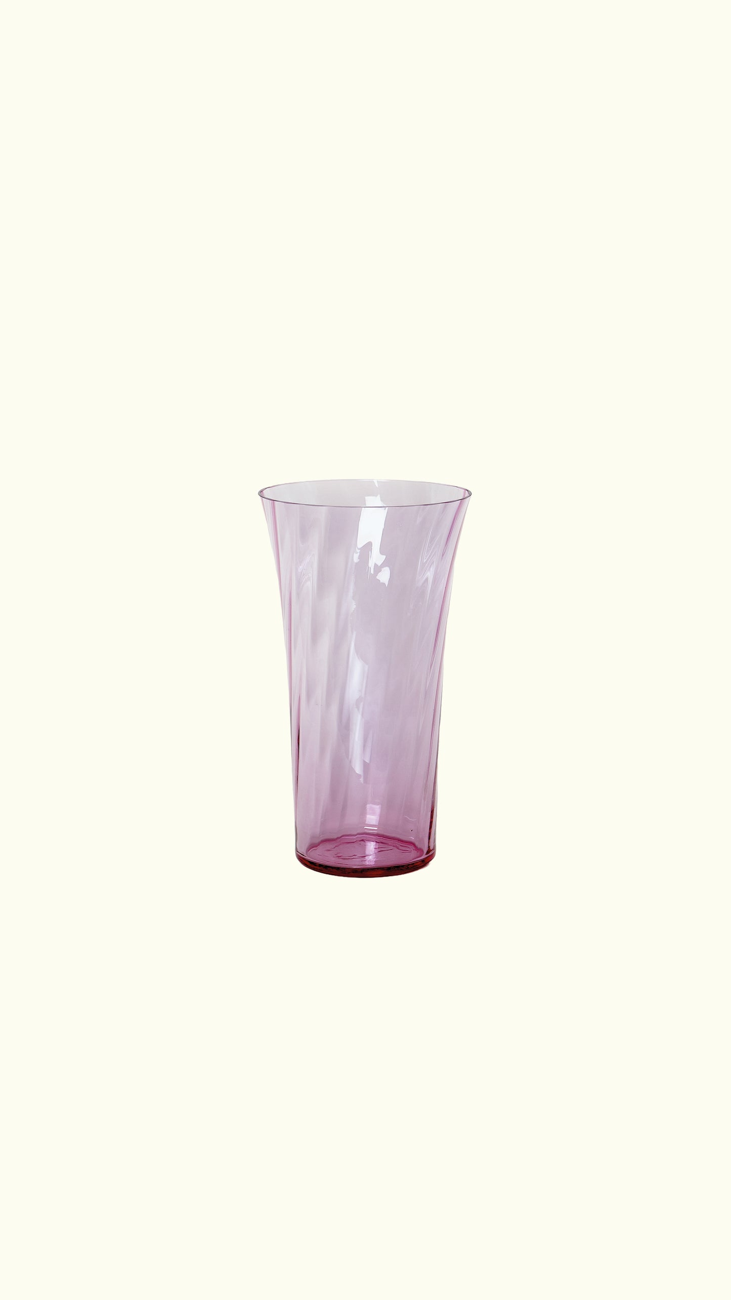 large concave vase in neo purple