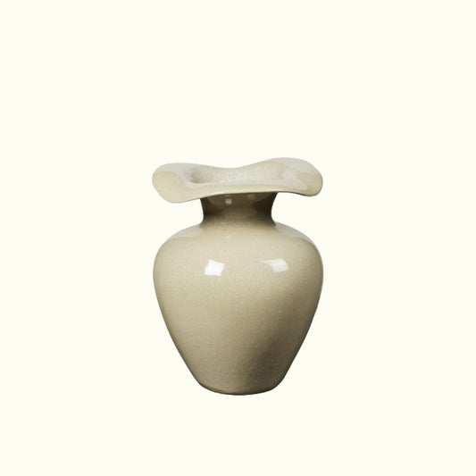 vase in soft beige