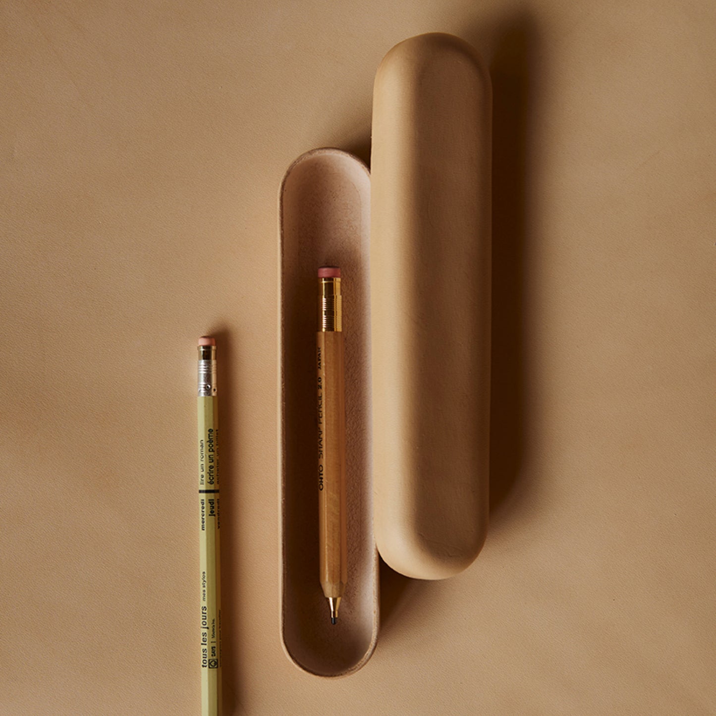 leather pencil case