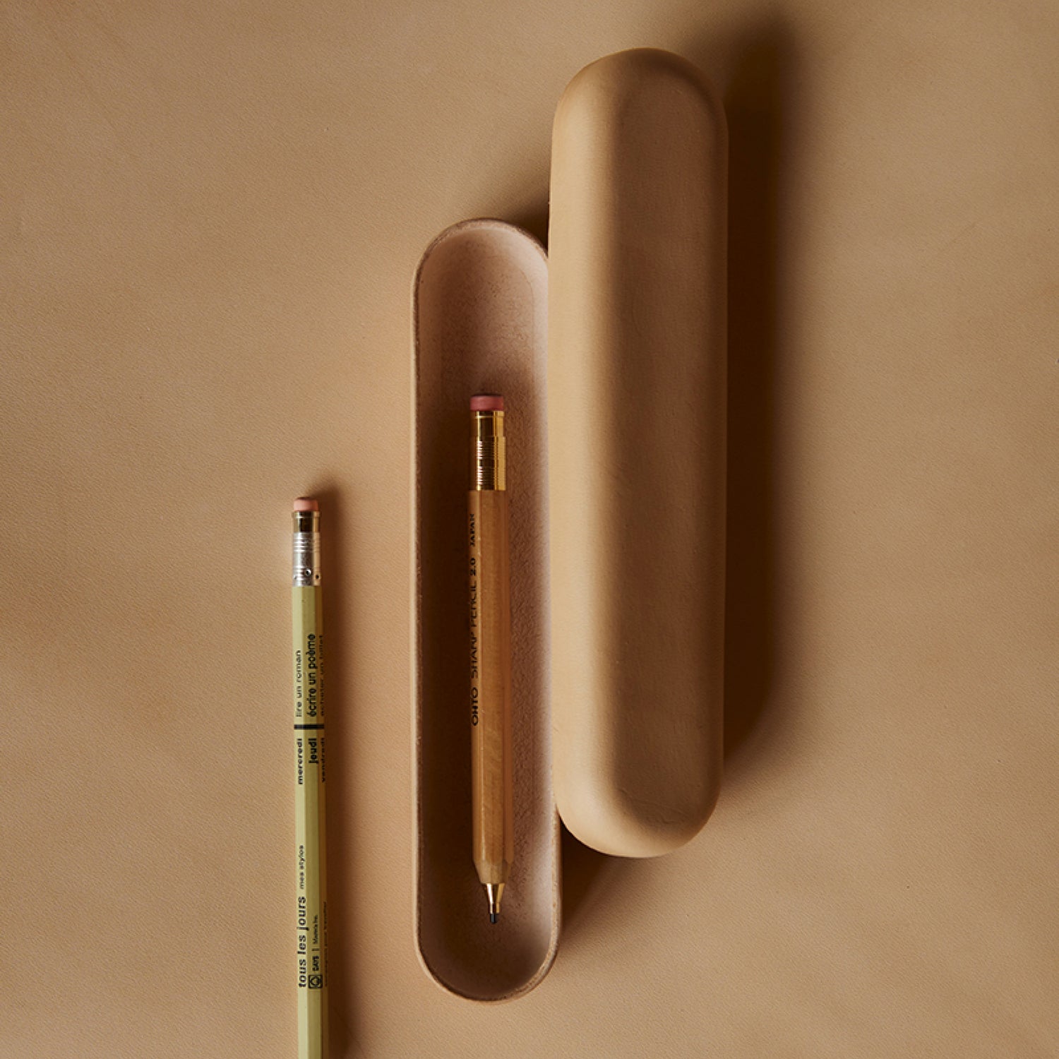 leather pencil case