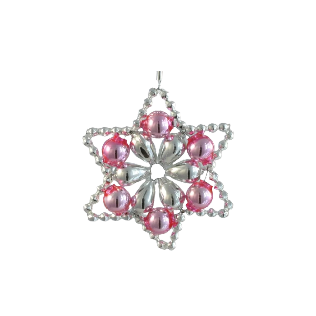 petal star, pink