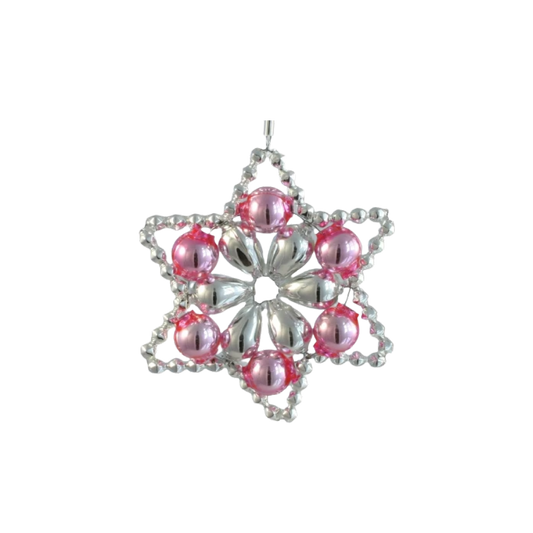 petal star, pink