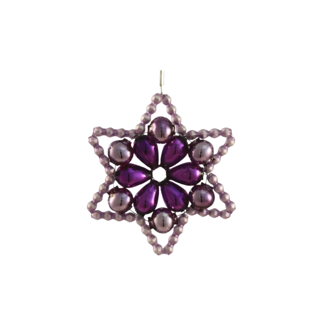 petal star, plum