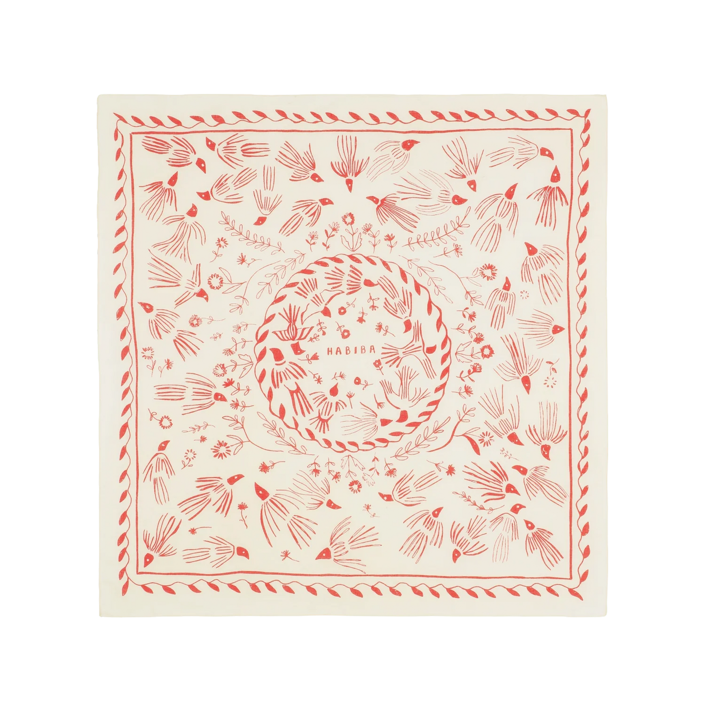 scarf  · soft red