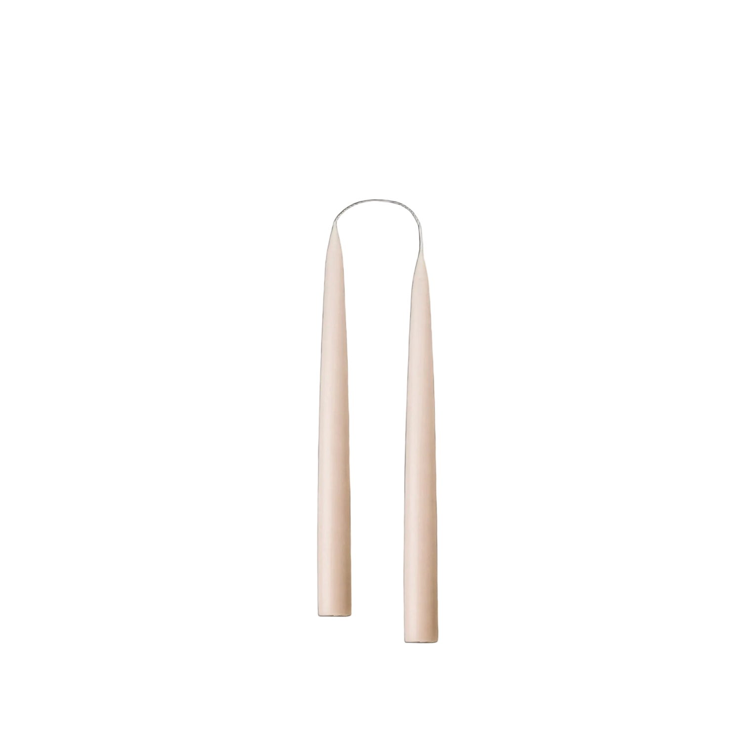 tapered candles in rose