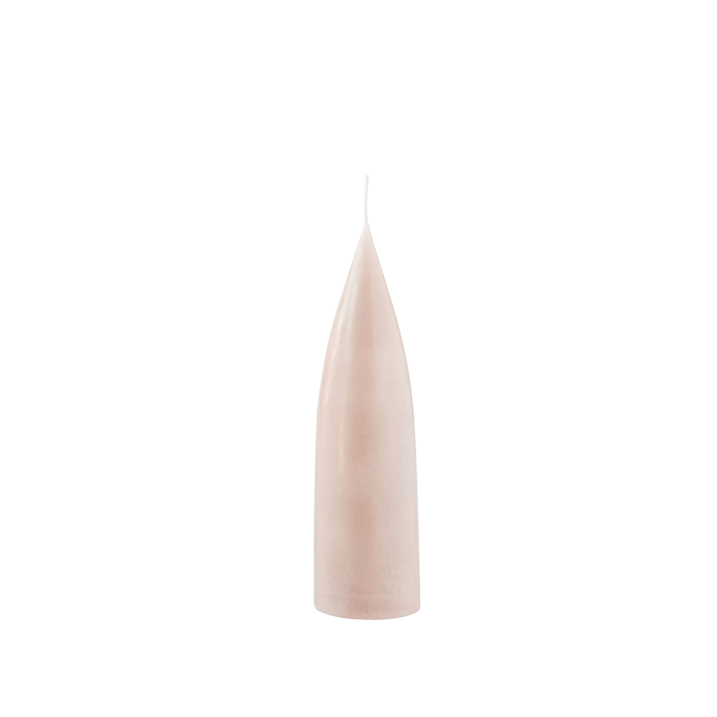 cone candle in rose
