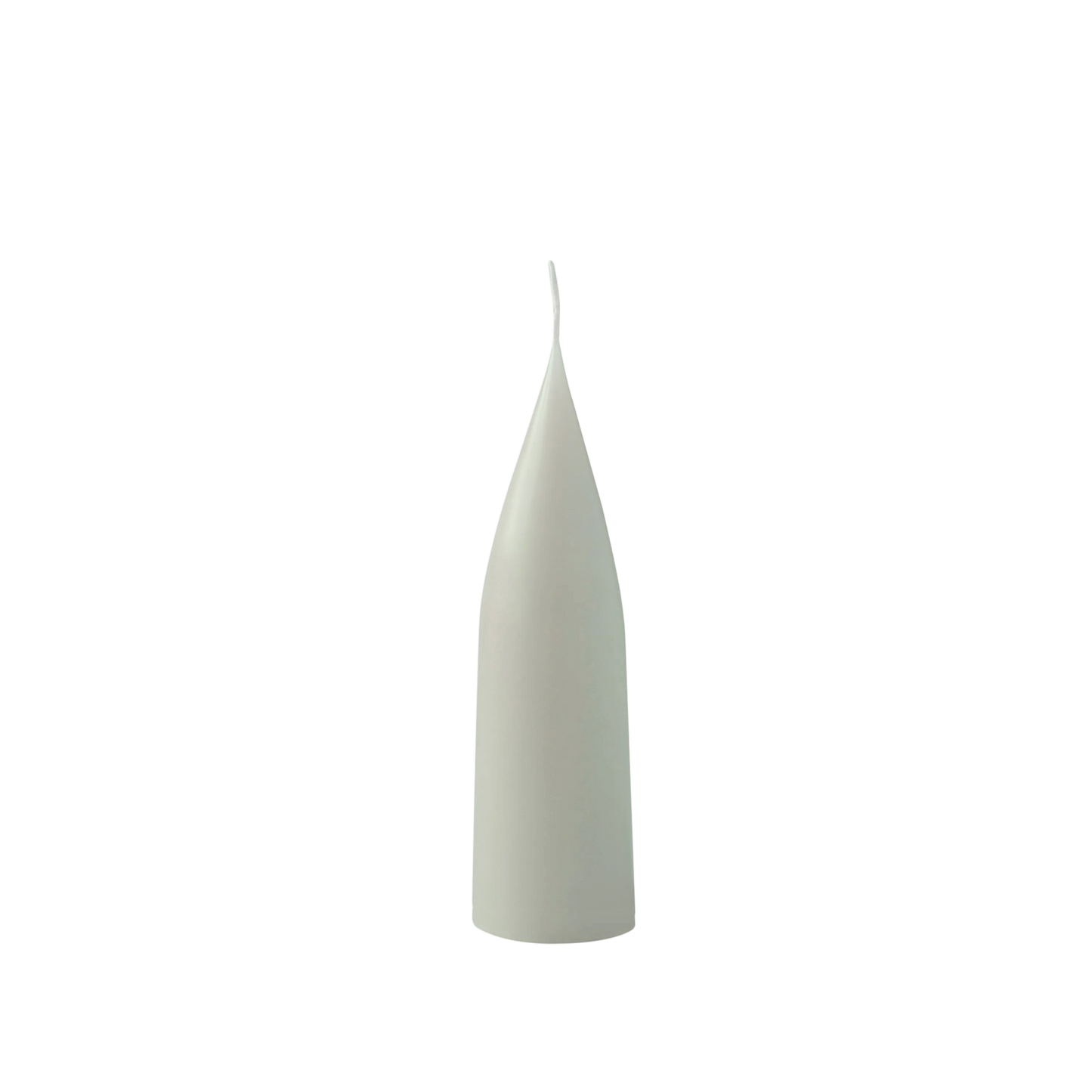 cone candle in sage