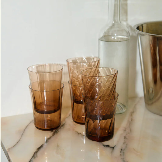 concave glas • set of two