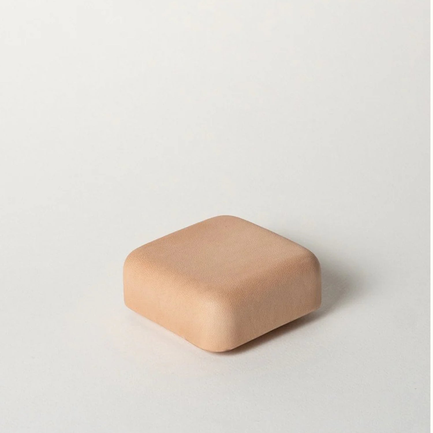 squared leather box
