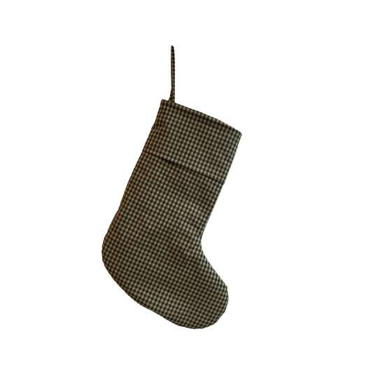 christmas stocking in moss