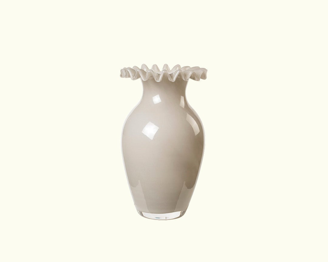 vase in warm grey