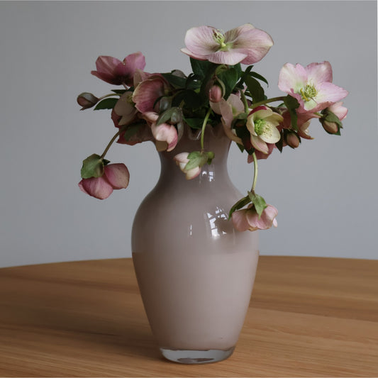 vase in warm grey