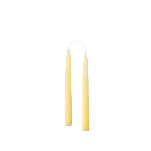 tapered candles in honey